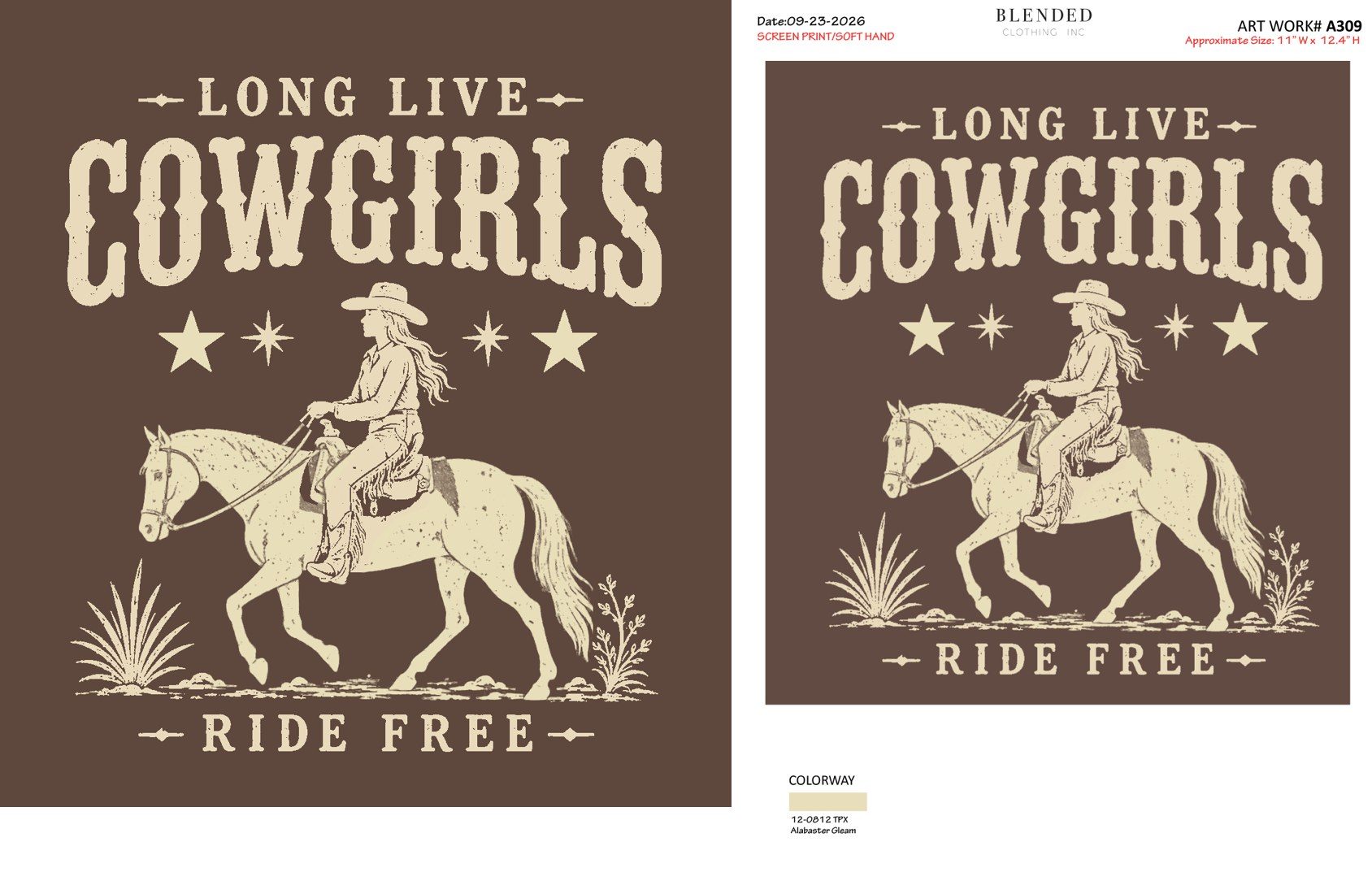 Our Cowgirls file vs Ernesto's A309